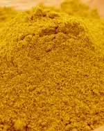 gros plan curry indien doux etal des epices