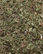 gros plan menthe sechee etal des epices