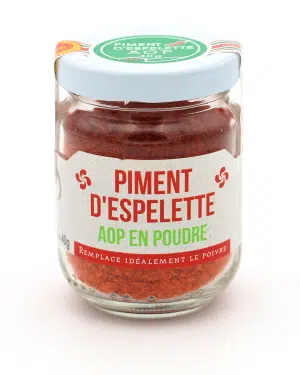 pot poudre piment espelette aop