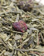 gros plan the vert cerise japonaise