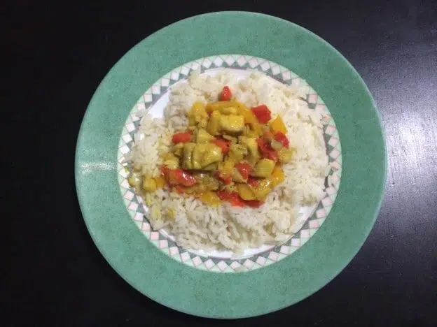 Filet de Colin au curcuma