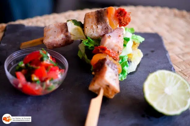 Brochettes d'Espadon façon Cajun