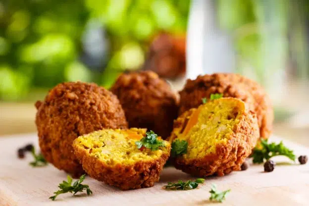 Falafel à la carotte et à la coriandre