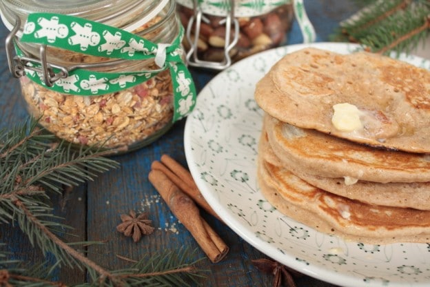 Pancakes de Noël au pain d'épices