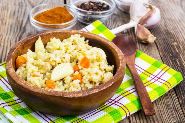 Riz pilaf au safran