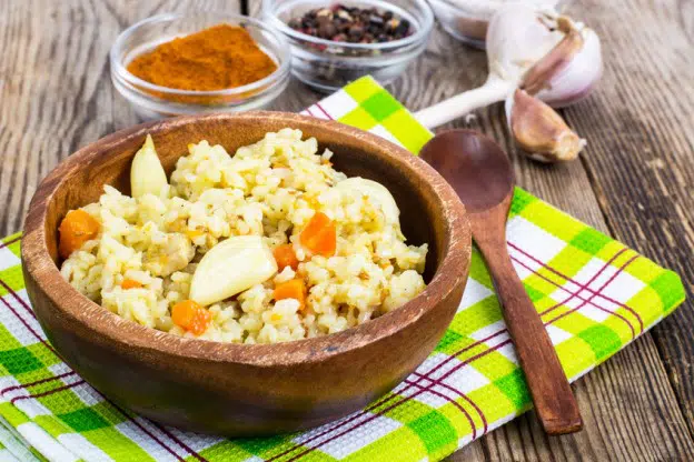 Riz pilaf au safran