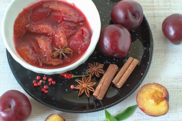 Chutney de prunes à l'anis