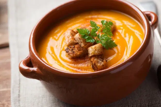 Gaspacho de carottes coriandre et cinq baies