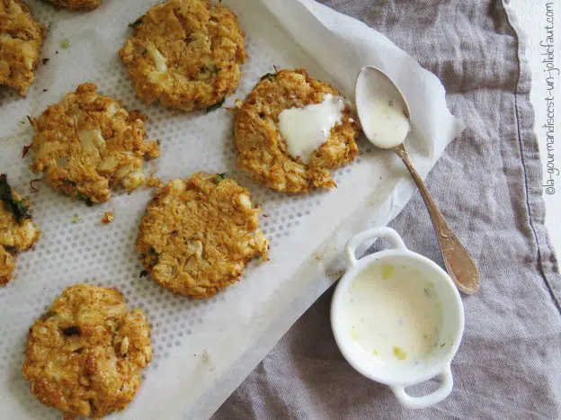 Galettes de chou-fleur aux épices loubia