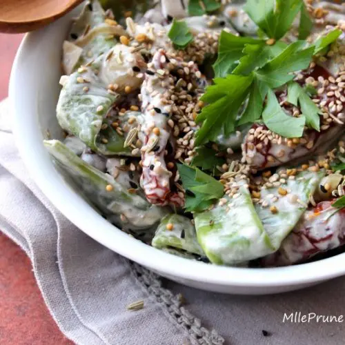 Haricots plats crémeux au panch phoron