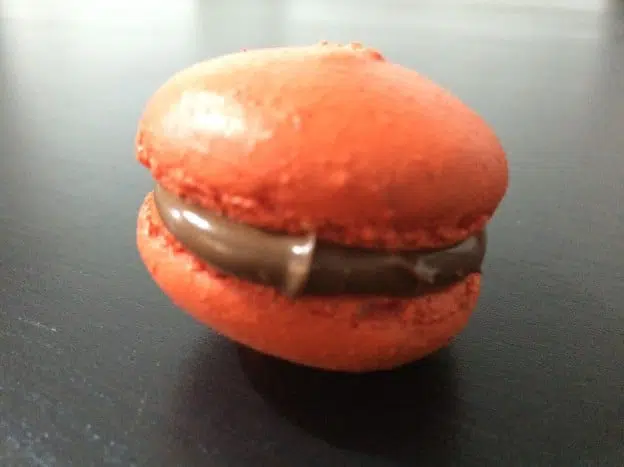 Macaron au chocolat et speculoos