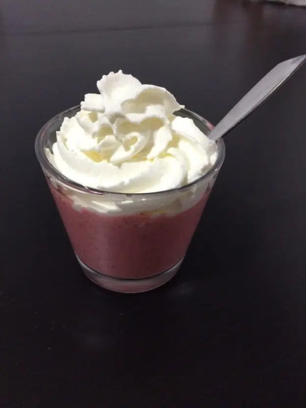 Milkshake fraise vanille