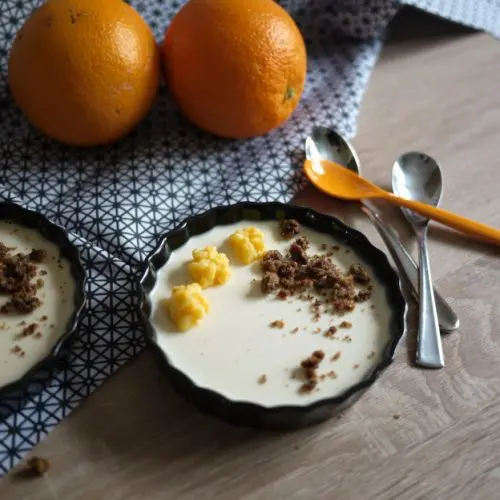 Panna cotta au thé citron bio