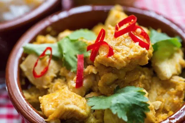 Poulet coco épicé