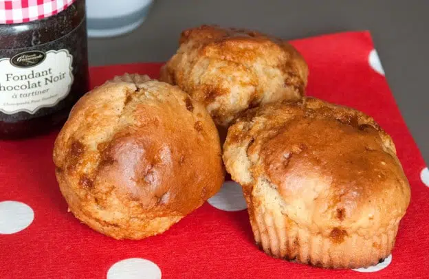 Muffins briochés vanille et caramel