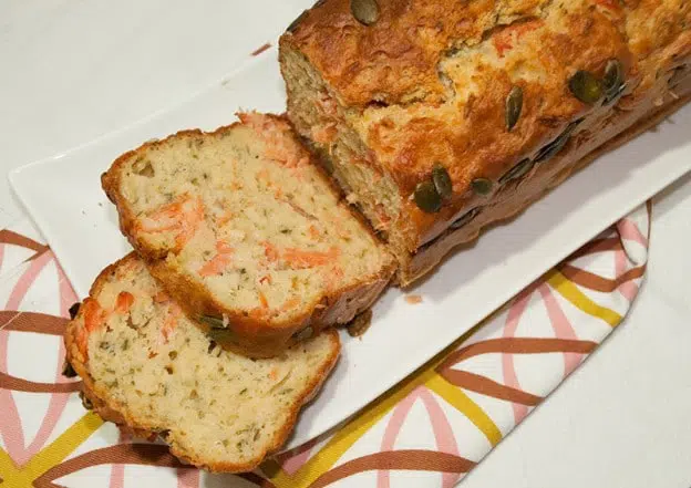 Cake au saumon fumé et boursin