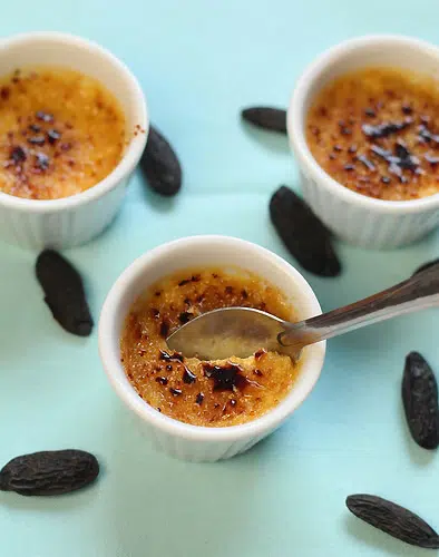 Crème brulée à la fève tonka