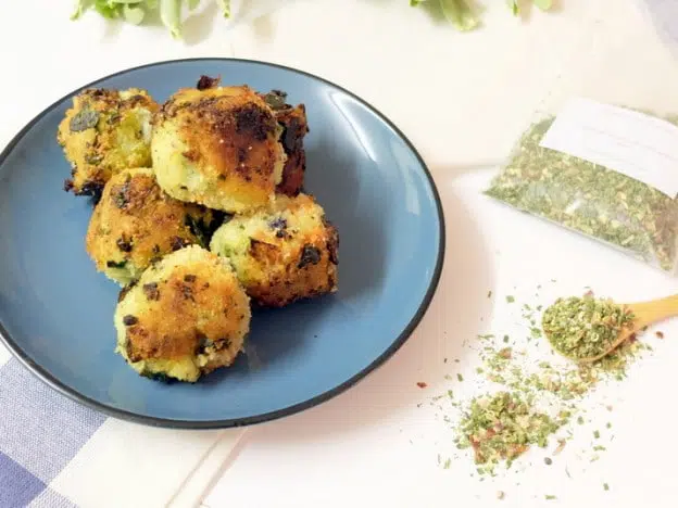 Croquettes de pommes de terre au mélange d’épices pour légumes