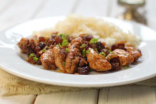 Emincé de poulet aux quatre épices