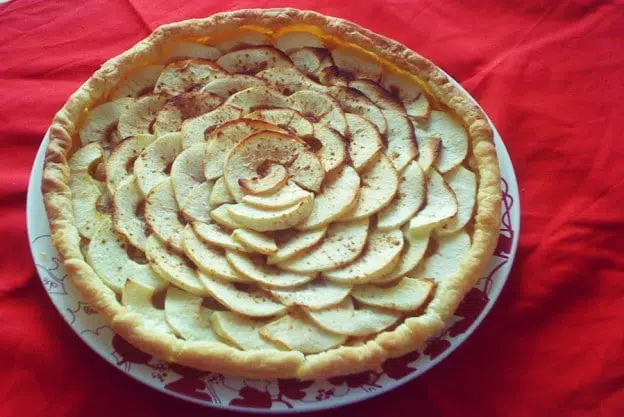 Tarte aux pommes à la cannelle