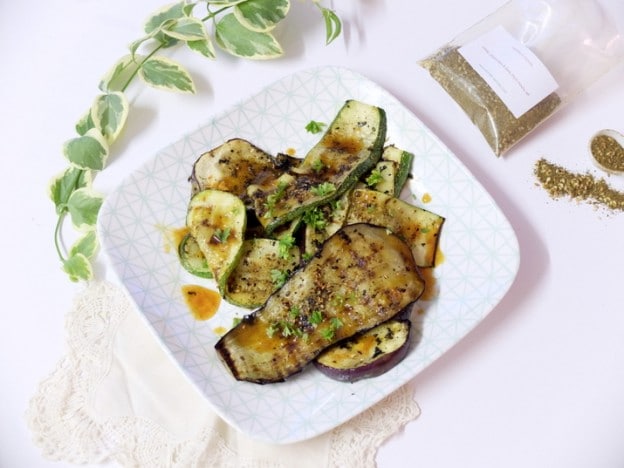 Légumes grillés au mélange libanais