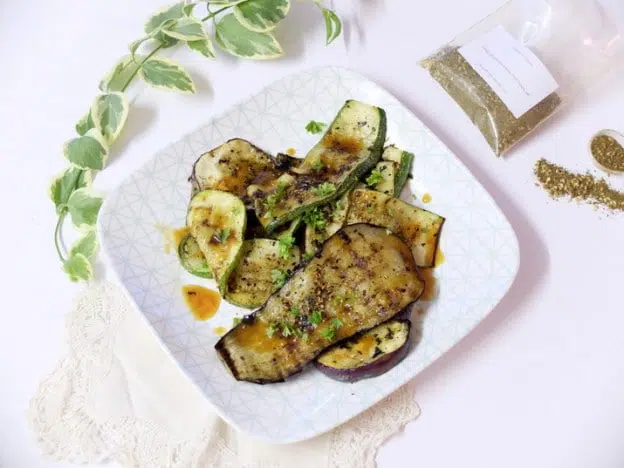 Légumes grillés au mélange libanais