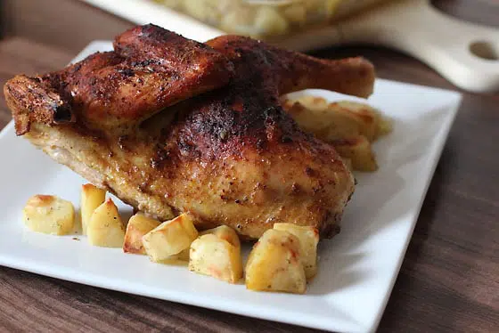 Poulet rôti aux épices