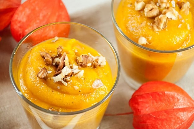 Soupe de potiron et carottes aux épices cajun