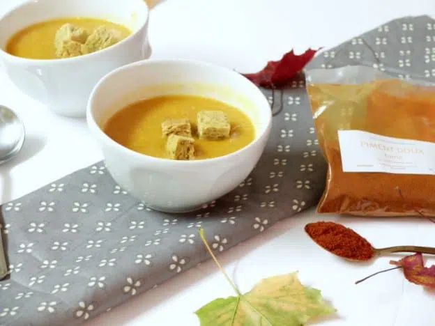 Soupe de butternut au piment doux fumé