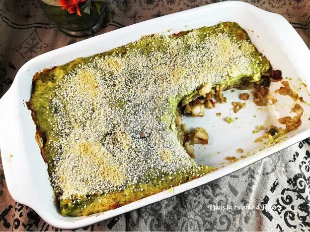 Parmentier de colin aux brocolis et tomates séchées