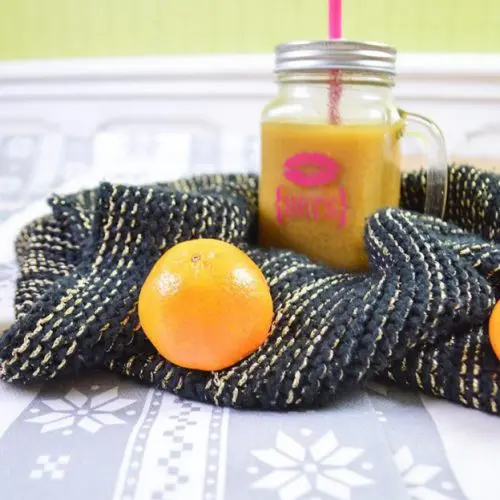 Jus de clémentine aux épices de vin chaud