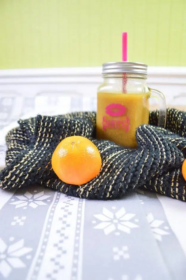 Jus de clémentine aux épices de vin chaud