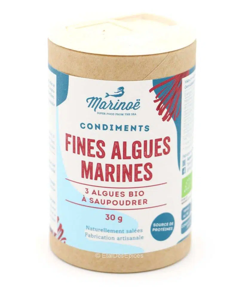 fines algues marines bio marinoe