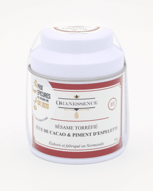 gomashio feve cacao piment espelette oranessence