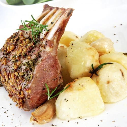 recette carre agneau a la galloise