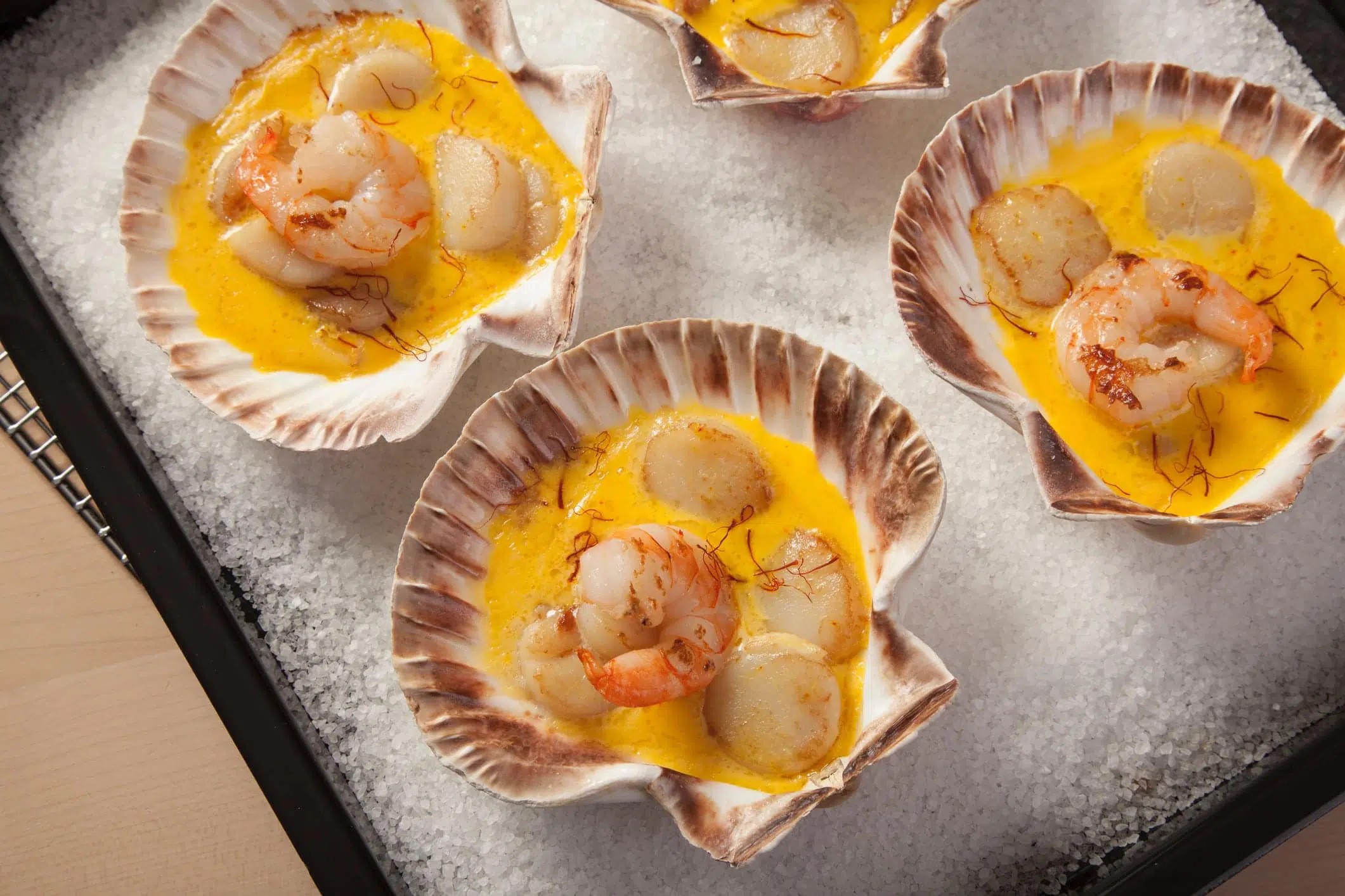 recette coquilles st jacques au safran