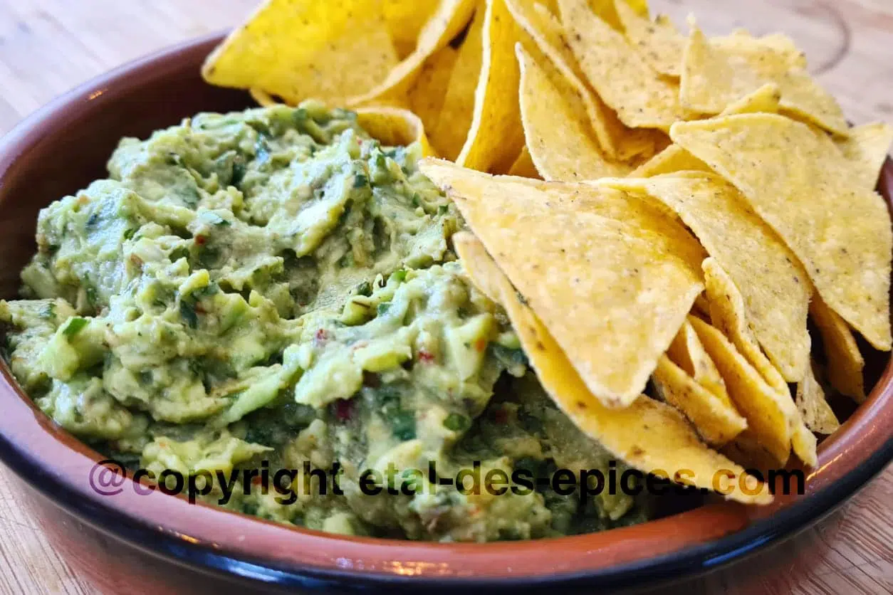 recette guacamole maison aux pommes