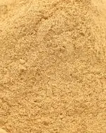 gros plan poudre de gingembre bio