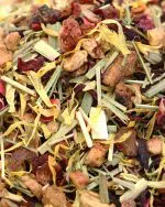 infusion framboise glacee gros plan