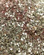 gros plan epices zaatar libanais etal des epices