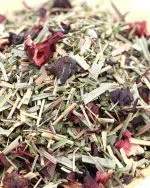 gros plan tisane rafraichissante vrac etal des epices