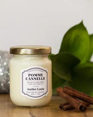 bougie atelier louis pomme cannelle