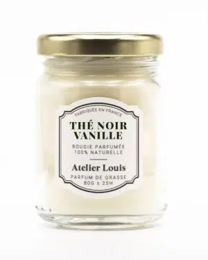 bougie the noir vanille atelier louis