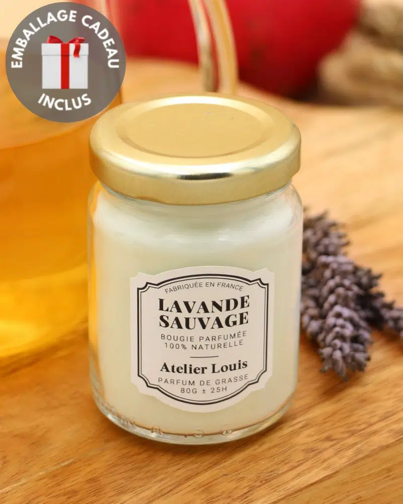 coffret bougie lavande infusion