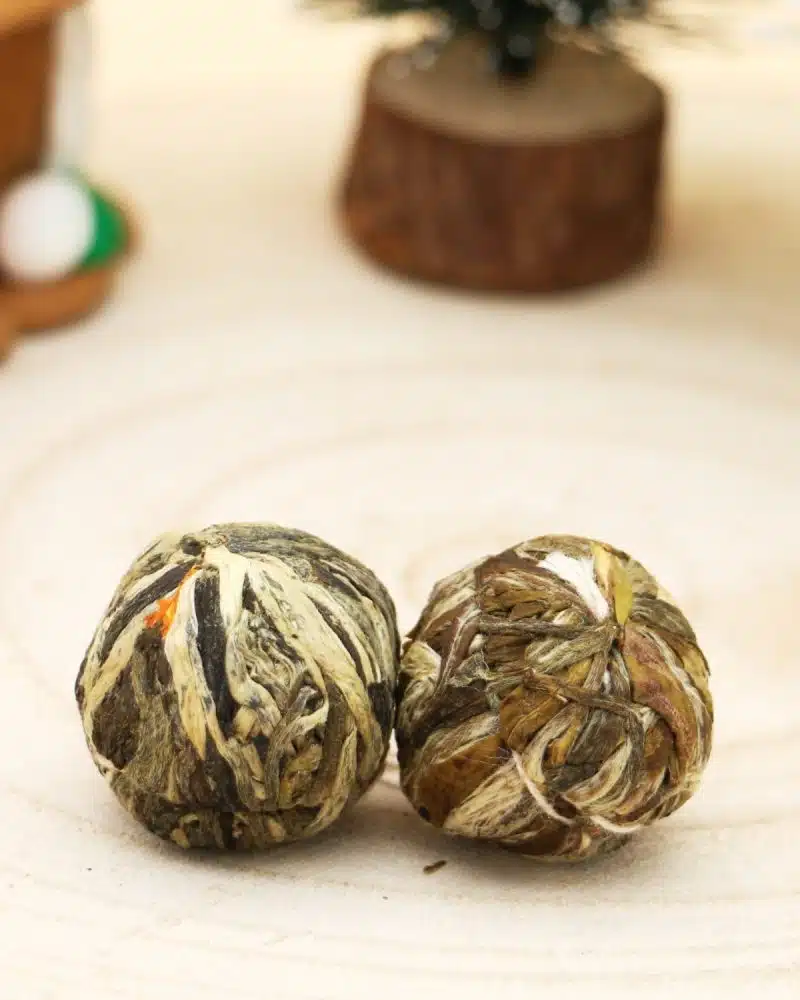 boule de fleurs de thé