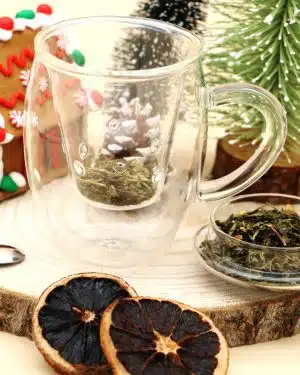 Tasse à thé avec infuseur en verre