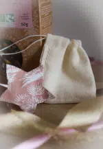 sachet de thé réutilisable et lavable