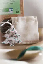 sachet de thé réutilisable et lavable
