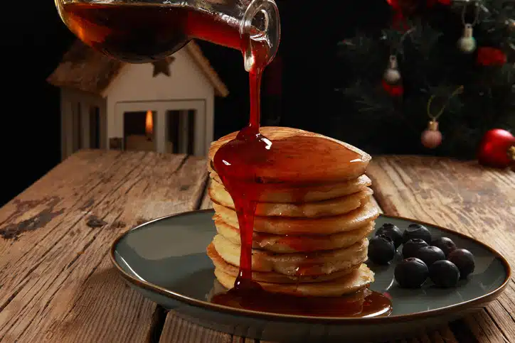Pancakes de noël au pain d'épices