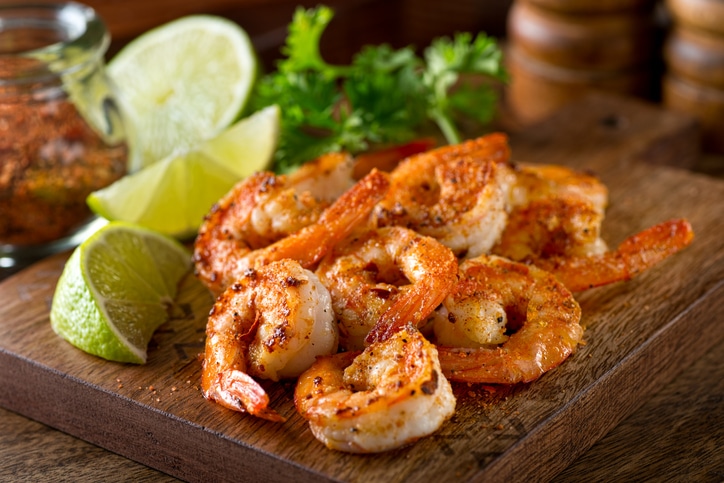 Recette de crevettes grillées au sumac et à l'orange